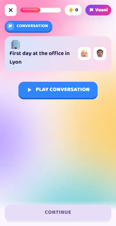 French conversation practice with real-life dialogues