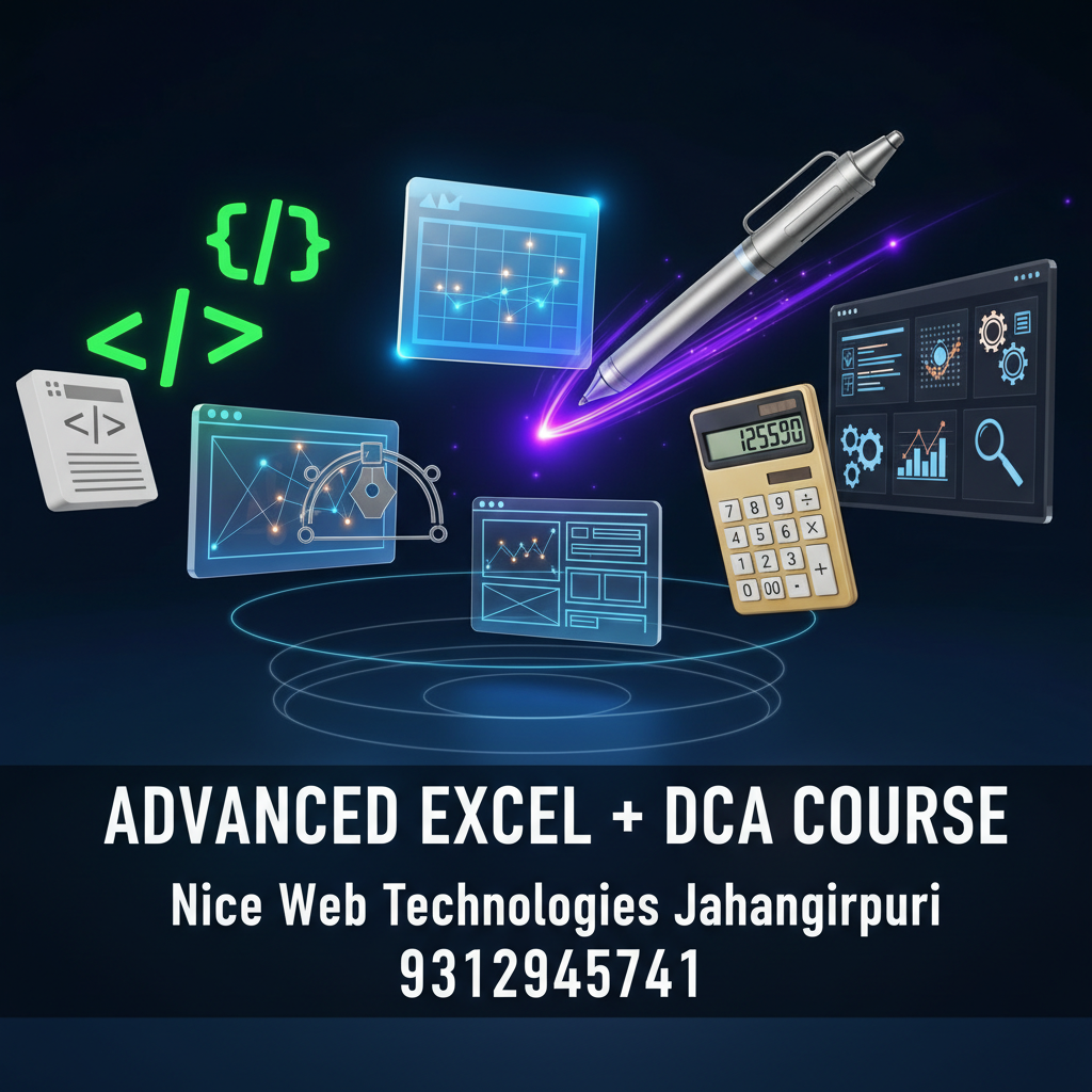 Advanced Excel and DCA (Prime) – Mastering Business Accounting Tools - Prime, Advanced, Excel | nicewebtechnologies Nice Web Technologies Ja