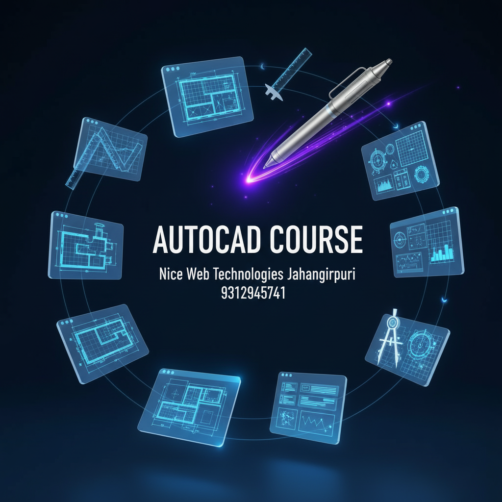 AutoCAD Professional Course – 2D &amp;amp; 3D Design Training - Autocad, Civil, Professional | nicewebtechnologies Nice Web Technologies Jah