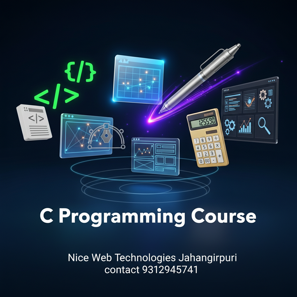 C Language - Language, Computer, Institute | nicewebtechnologies Nice Web Technologies Jahangirpuri Delhi