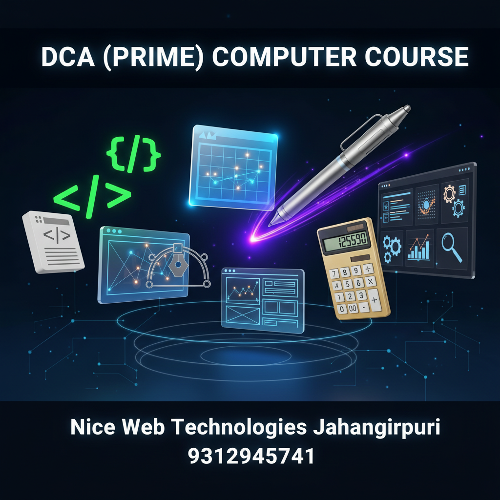 DCA(PRIME) - Prime, Description, Comprehensive | nicewebtechnologies Nice Web Technologies Jahangirpuri Delhi