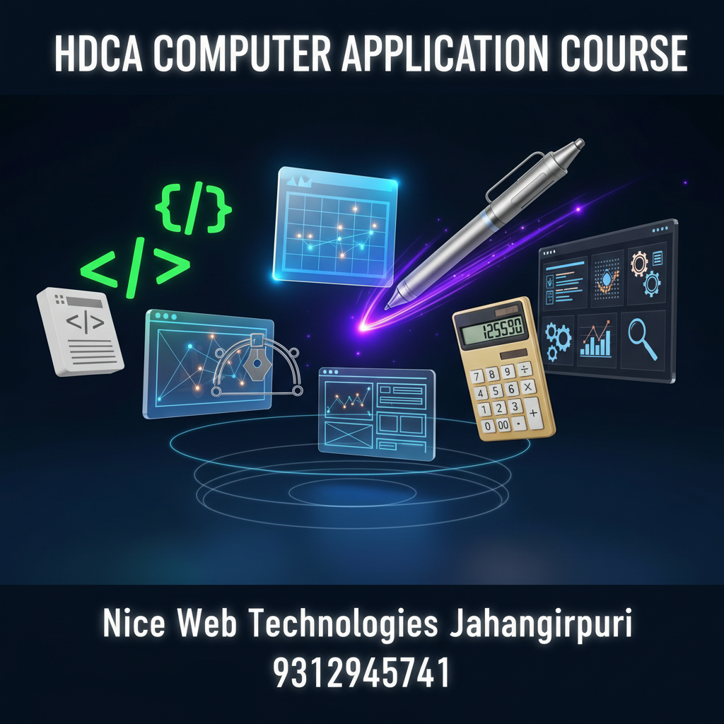 HDCA (Honors Diploma in Computer Applications) - Hdca, Honors, Diploma | nicewebtechnologies Nice Web Technologies Jahangirpuri Delhi