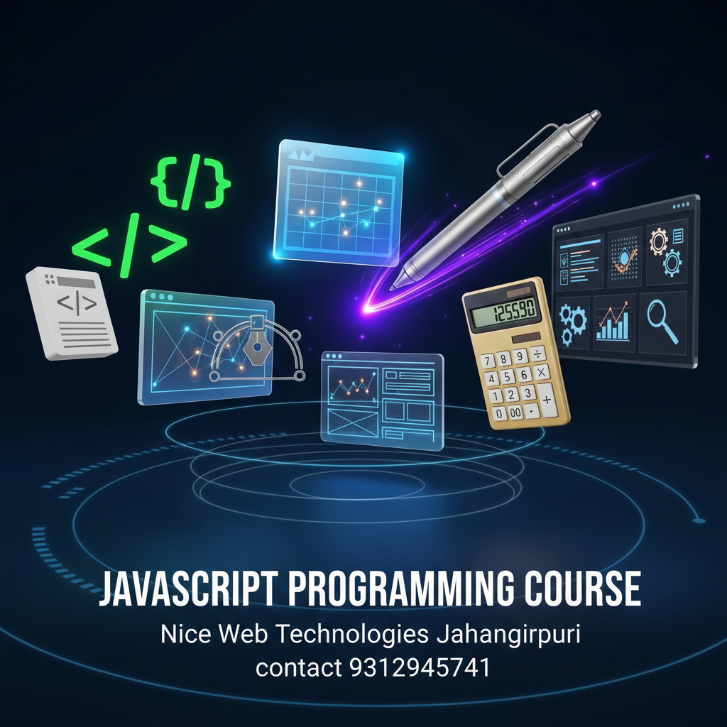JavaScript Programming – Beginner to Advanced - Javascript, Programming, Beginner | nicewebtechnologies Nice Web Technologies Jahangirpuri D